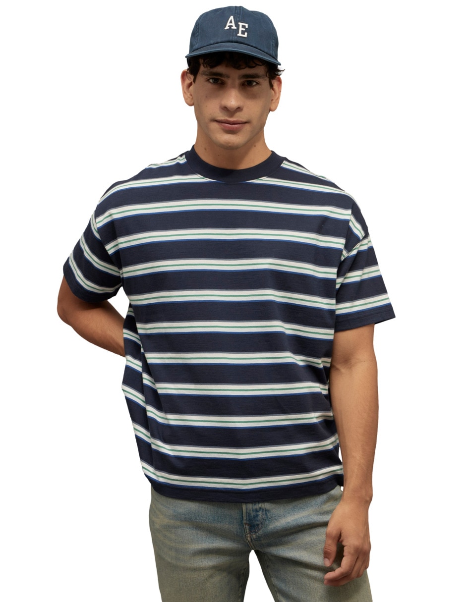 Playera Tees cuello redondo para hombre