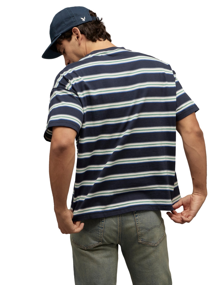 Playera Tees cuello redondo para hombre 2