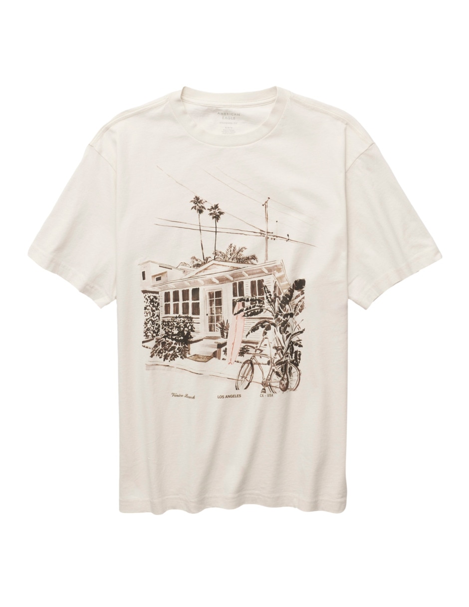 Playera Tees cuello redondo para hombre 2