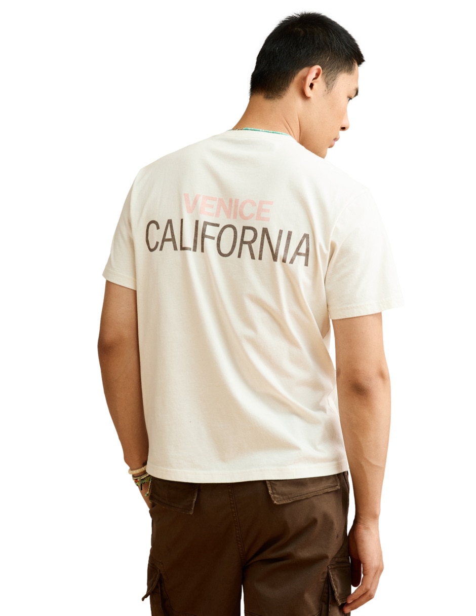 Playera Tees cuello redondo para hombre 4