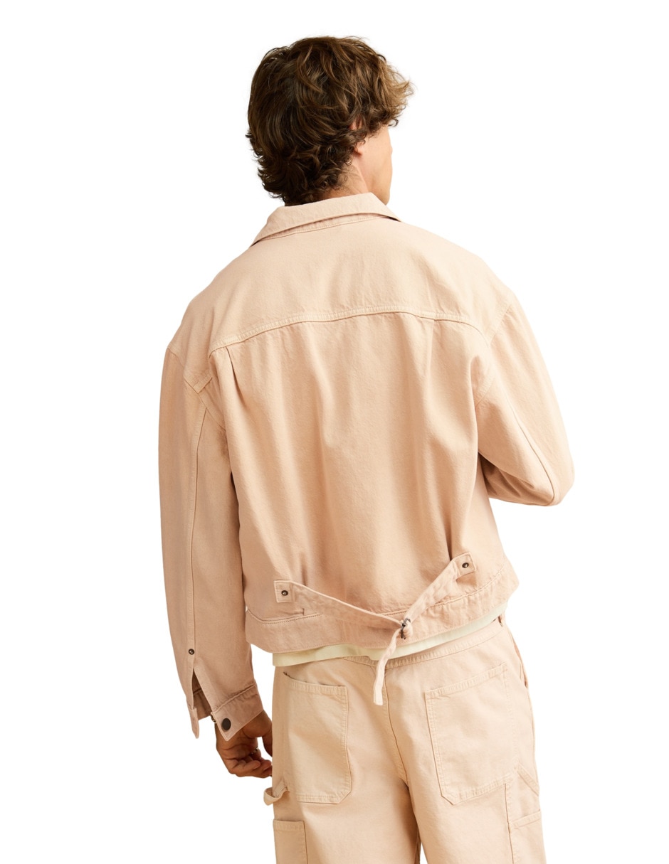 Chamarra denim de algodón para hombre 4