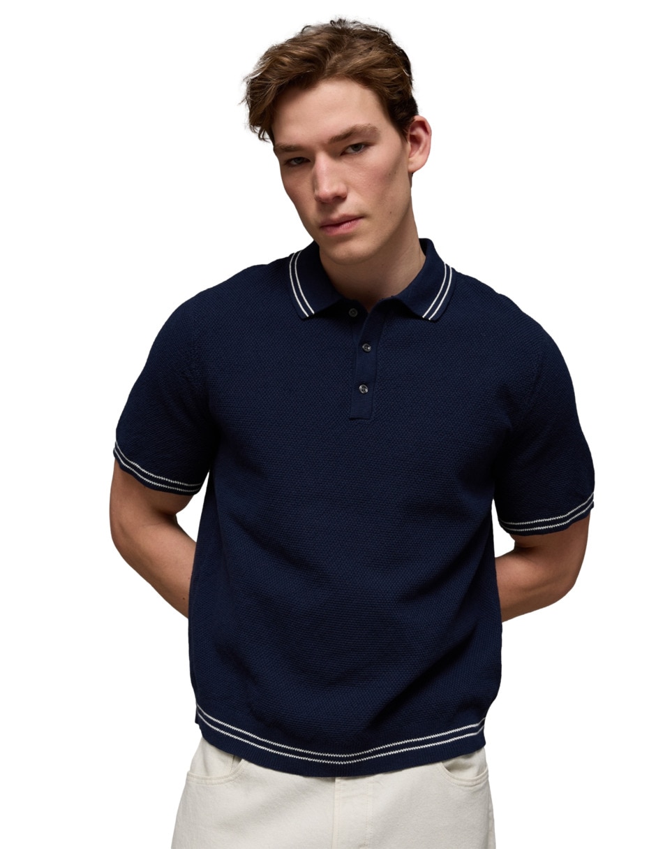 Playera tipo polo para hombre