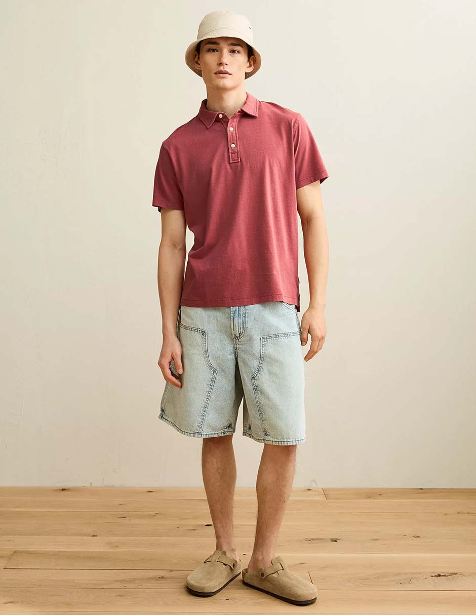 Playera Tipo Polo/Set Playera Tipo Polo American Eagle Polos Para Hombre