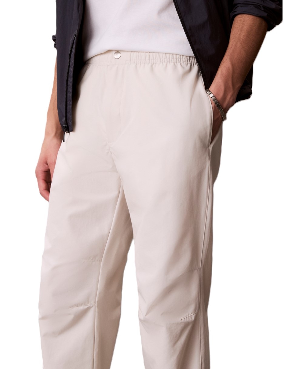 Pants straight con elástico para hombre 5