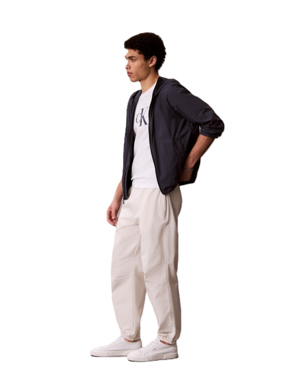 Pants straight con elástico para hombre 6