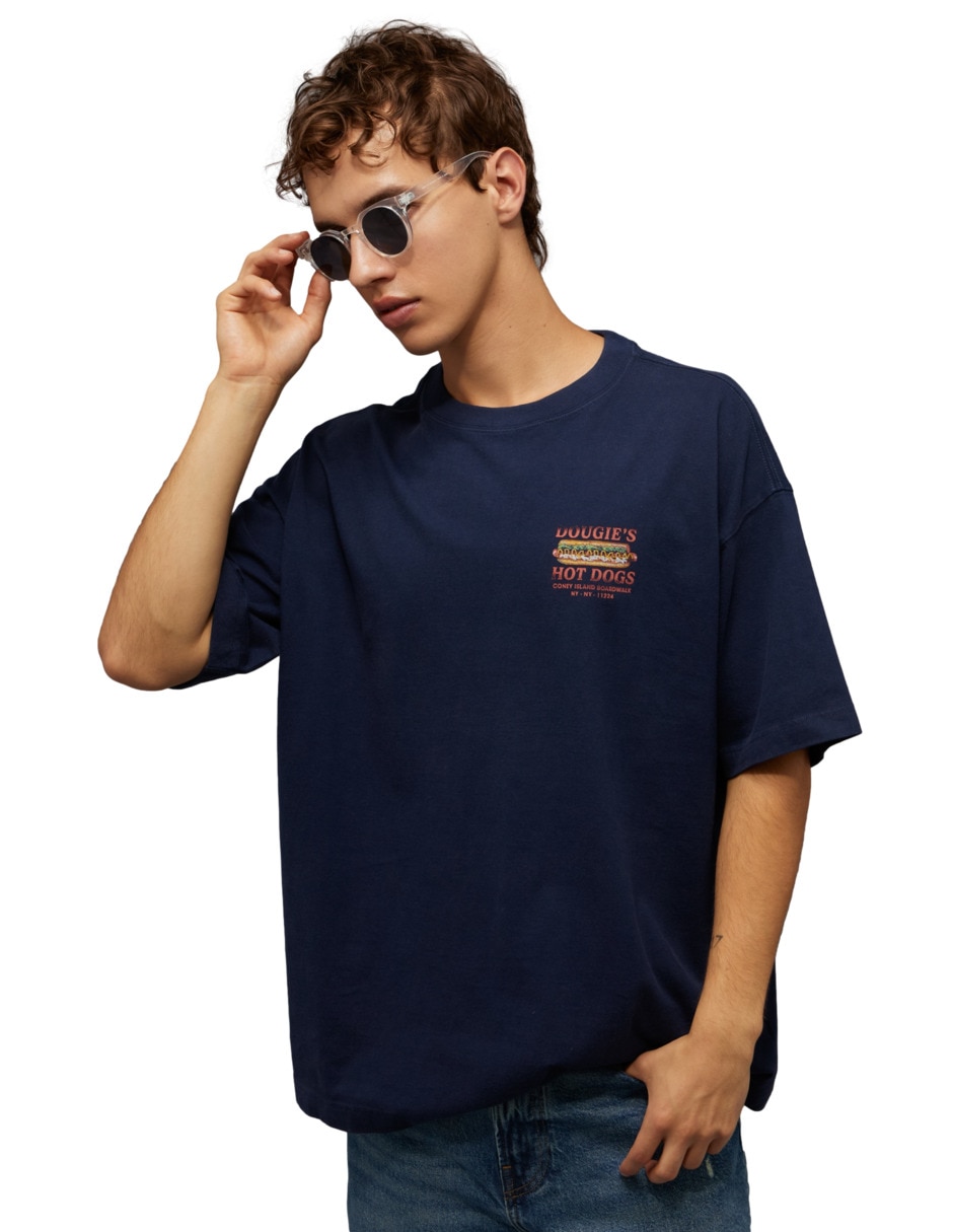 Playera Tees cuello redondo para hombre