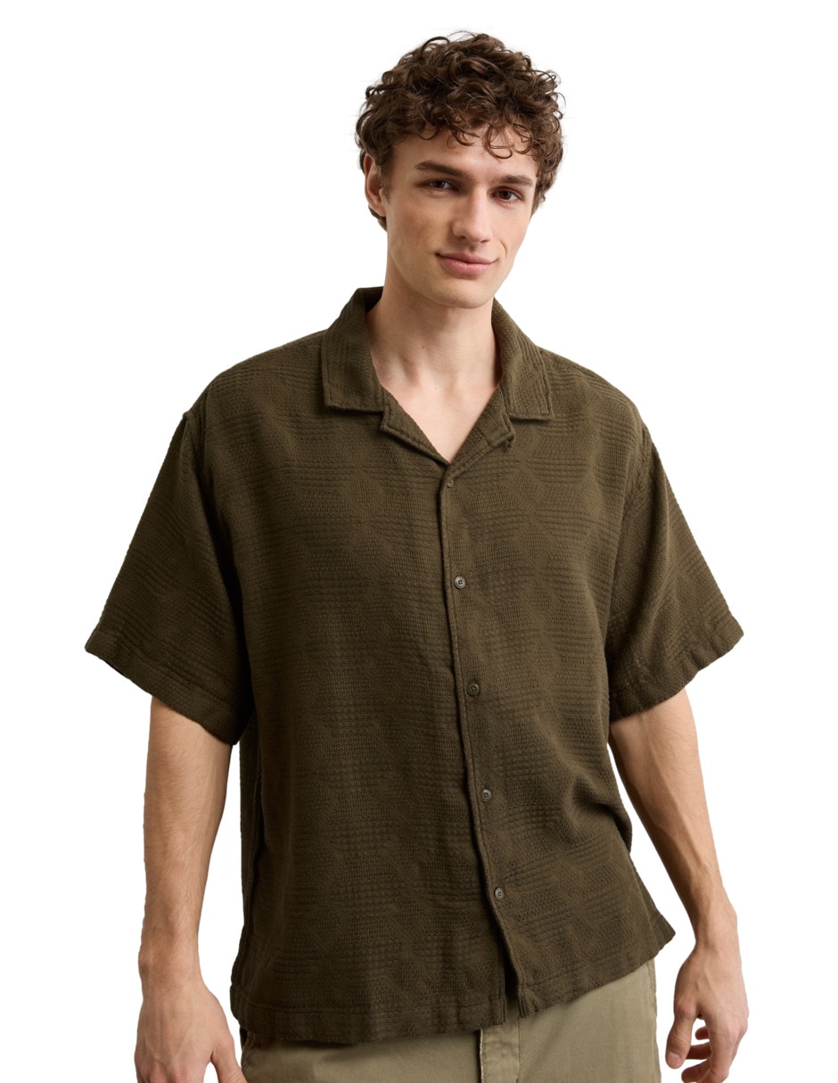 Camisa casual manga corta para hombre Camisa casual manga corta para hombre