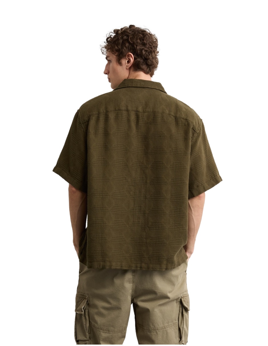 Camisa casual manga corta para hombre 3