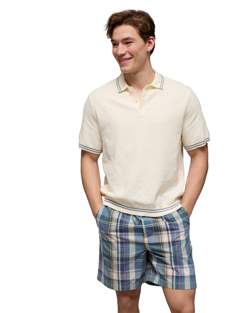 Playera tipo polo AE x Santi Gimenez para hombre
