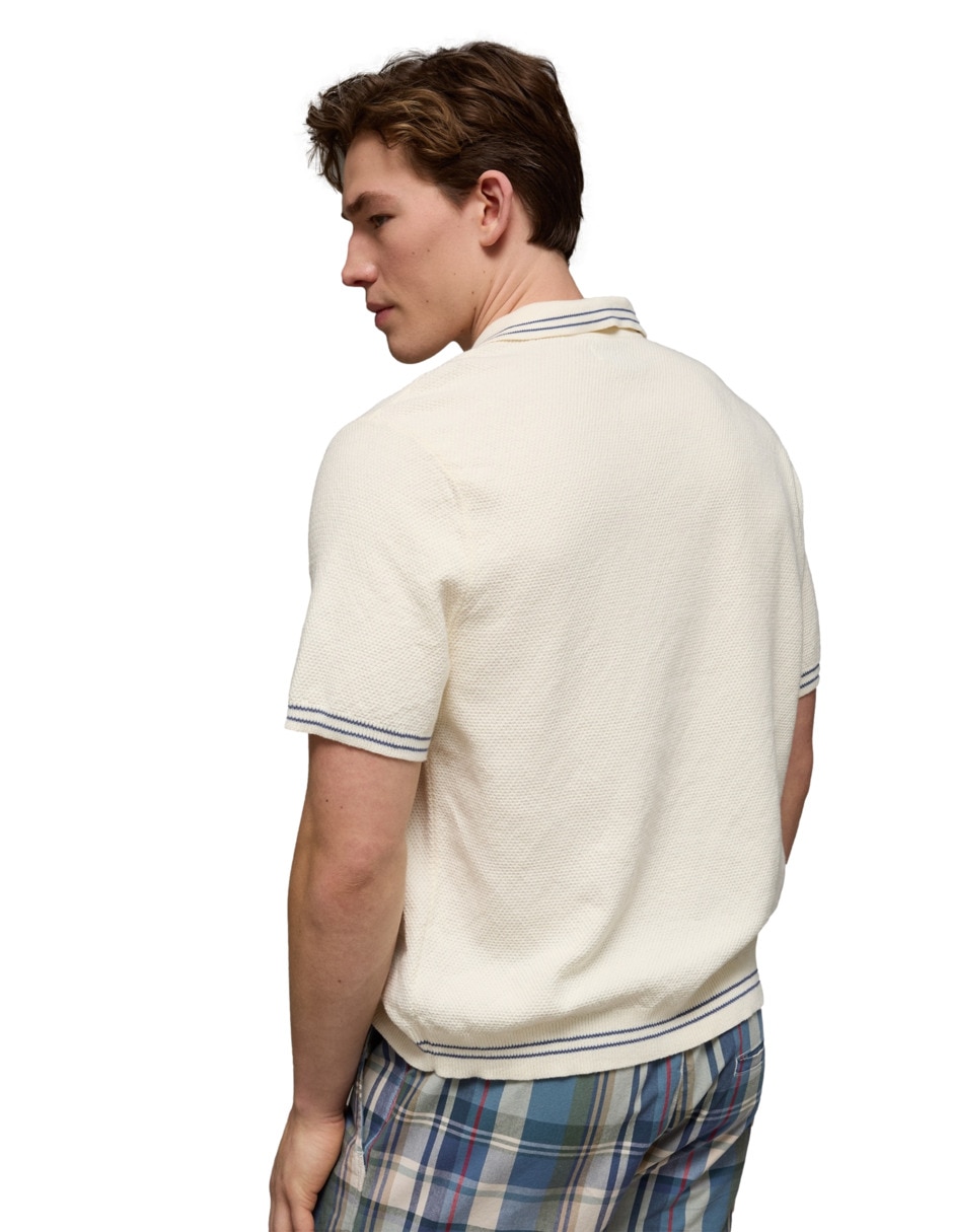 Playera tipo polo AE x Santi Gimenez para hombre 3