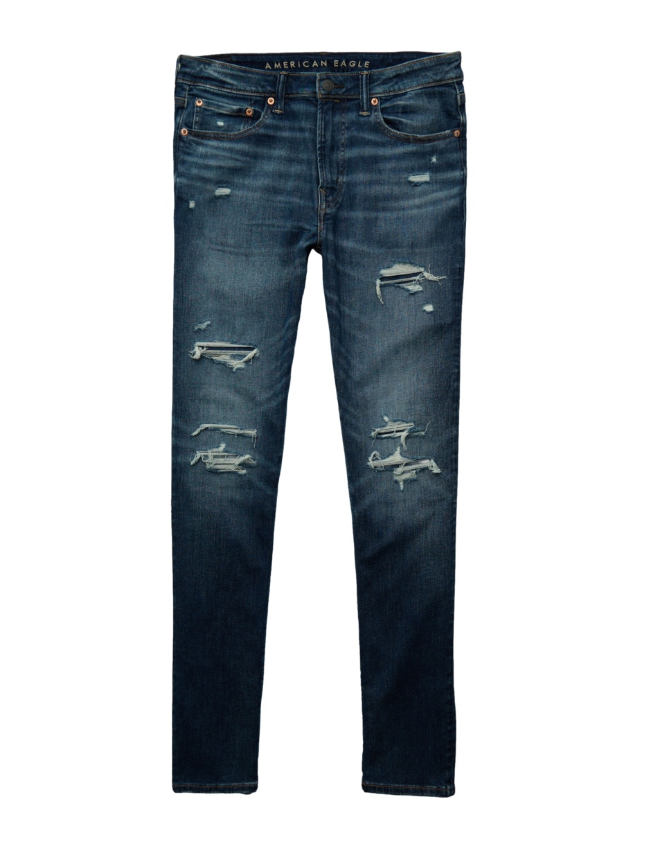 Jeans slim American Eagle lavado obscuro para hombre