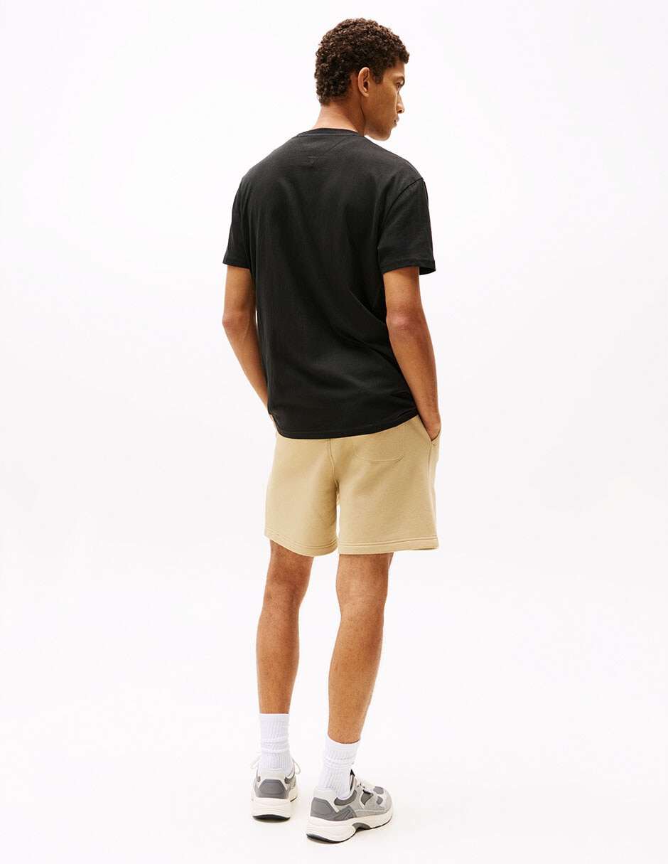 Playera Tommy Jeans Tjm Linear Logo cuello redondo para hombre