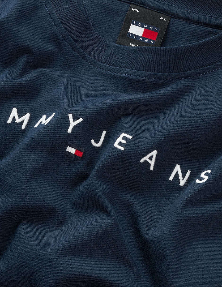 Playera Tjm Linear Logo manga corta para hombre 7