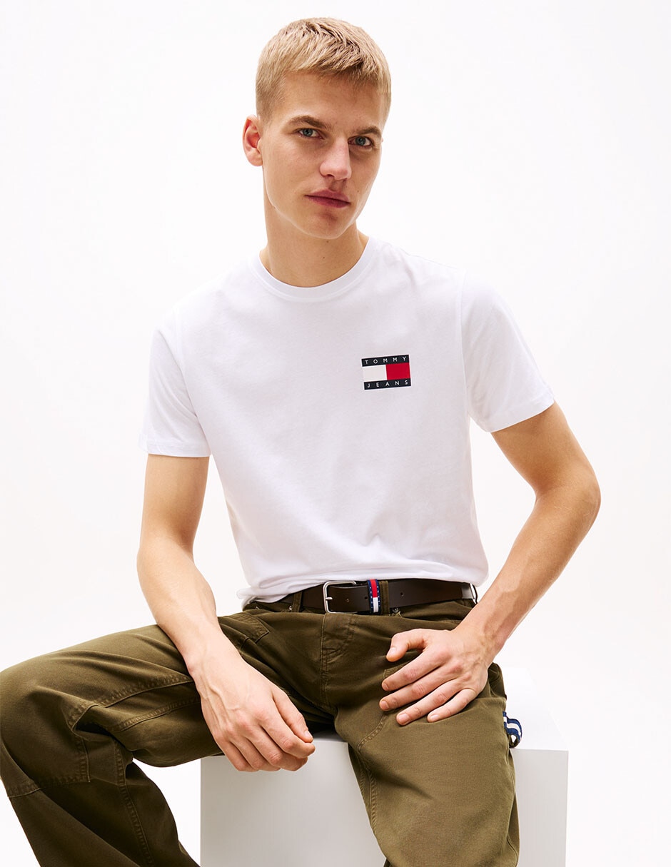 Playera Tjm Essential Flag manga corta para hombre 2