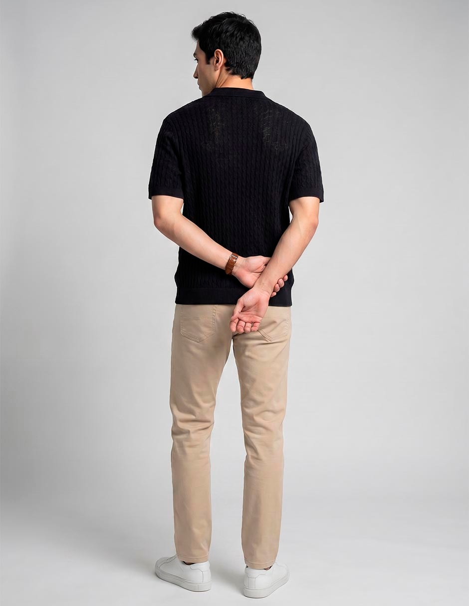 Camisa Casual Hollister De Algodón Manga Corta Para Hombre