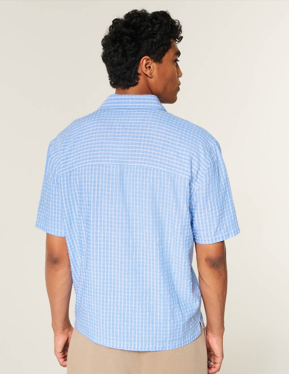 Camisa Casual De Algodón Manga Corta Para Hombre 2