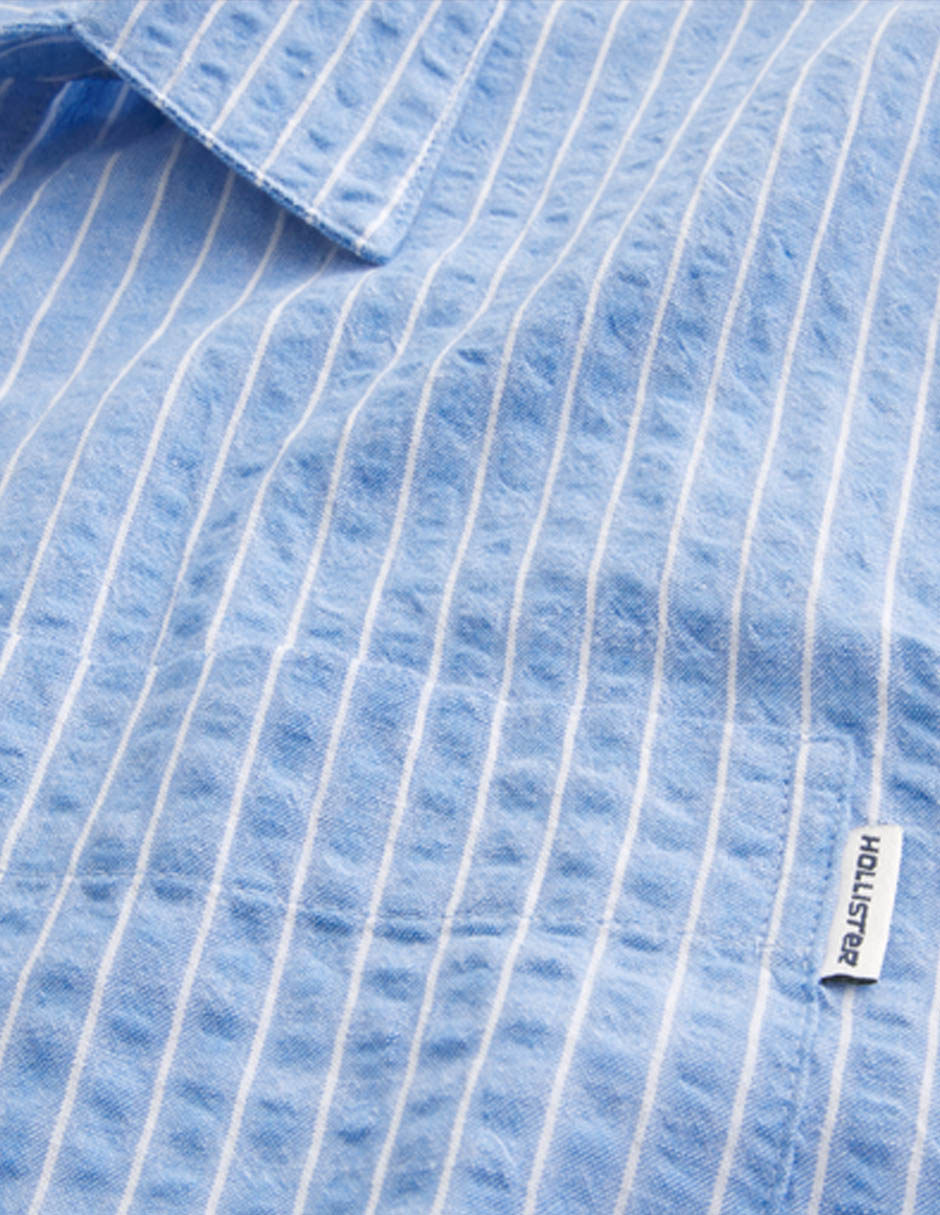 Camisa Casual De Algodón Manga Corta Para Hombre 4
