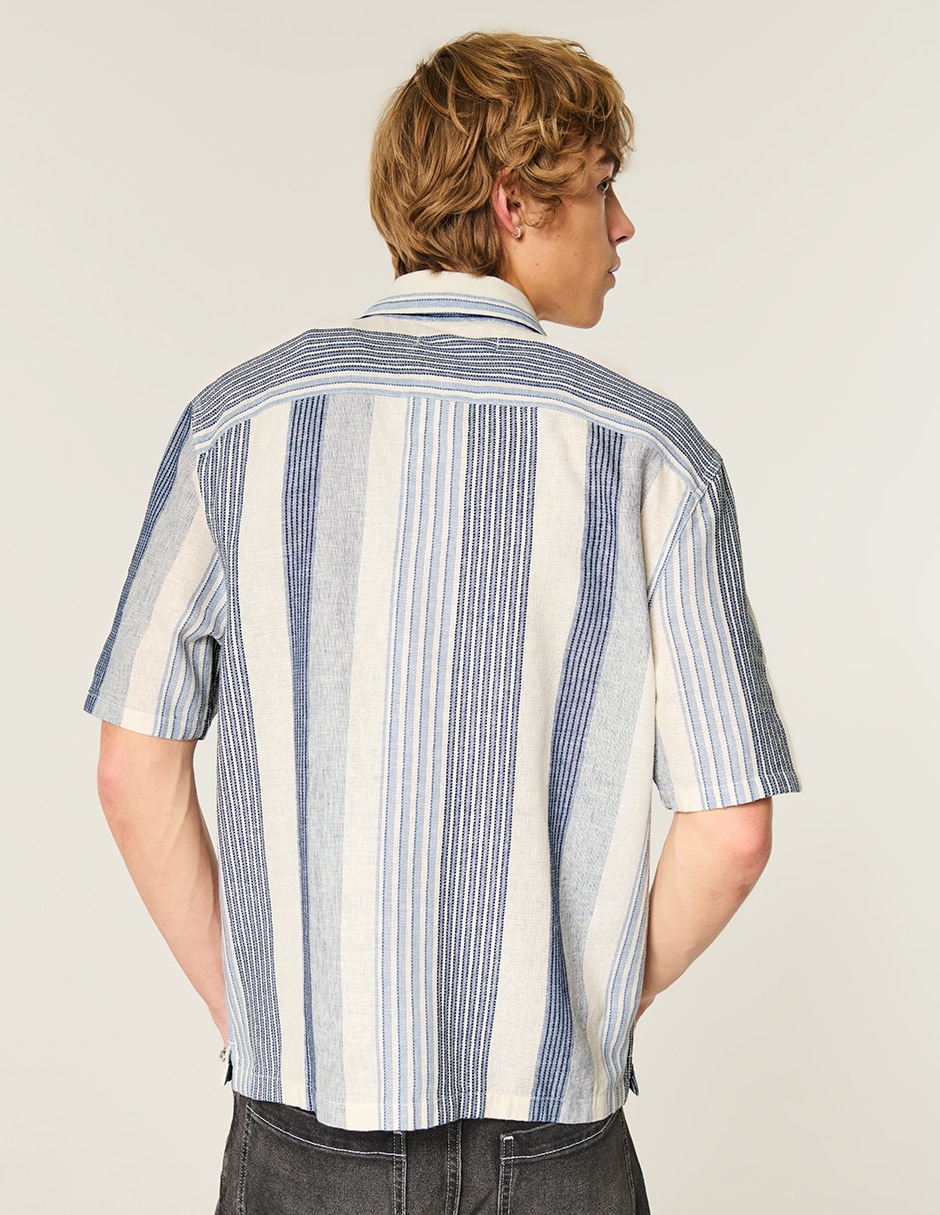 Camisa Casual De Algodón Manga Corta Para Hombre 2