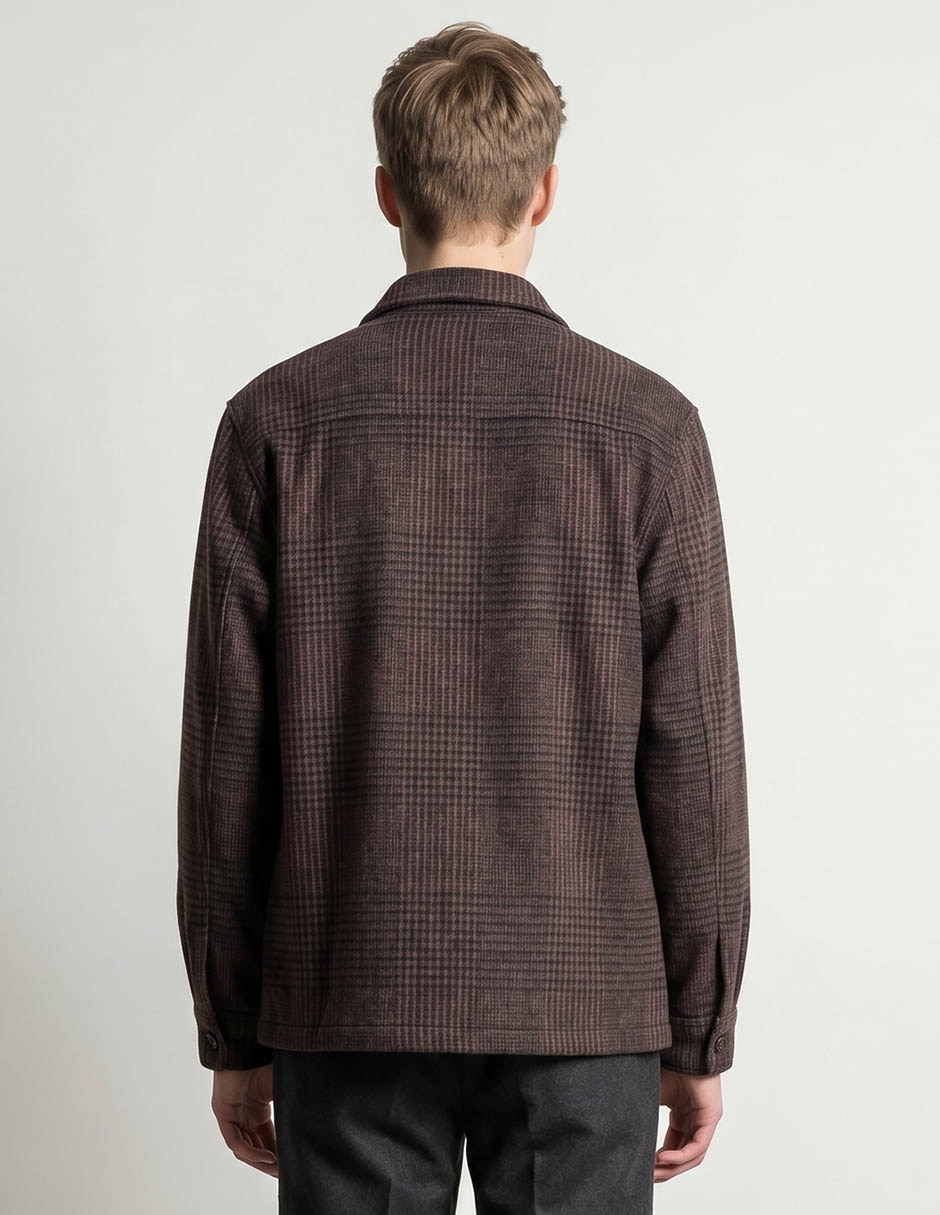 Sobrecamisa casual manga larga para hombre 2