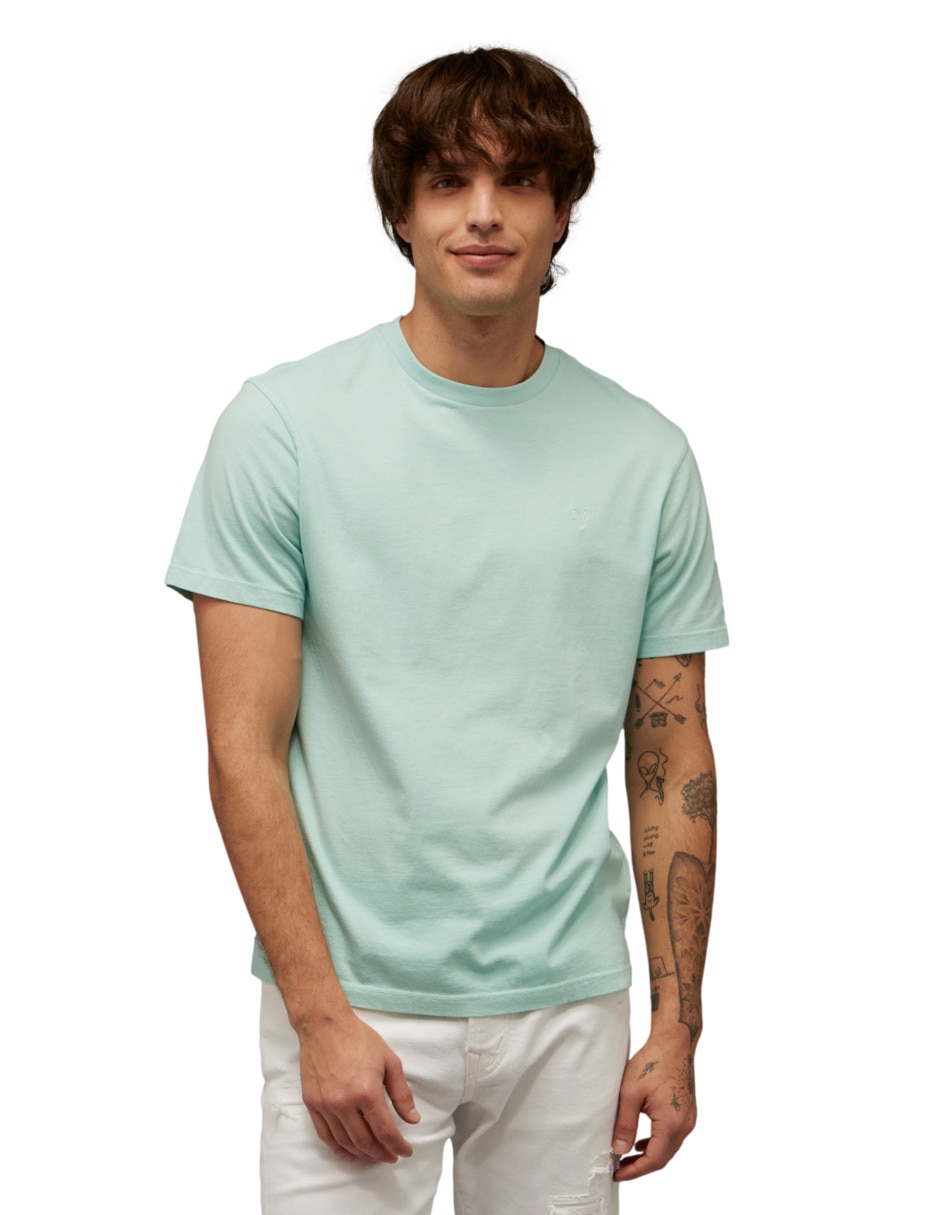 Playera Tees cuello redondo para hombre