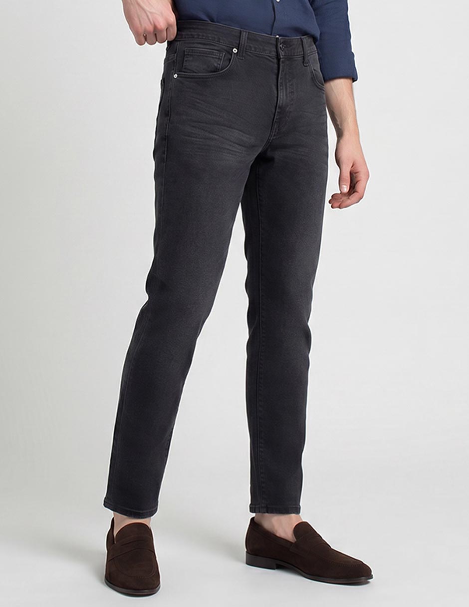 'jeans' regular slim liv-82 'lavado' rinse 'para hombre'