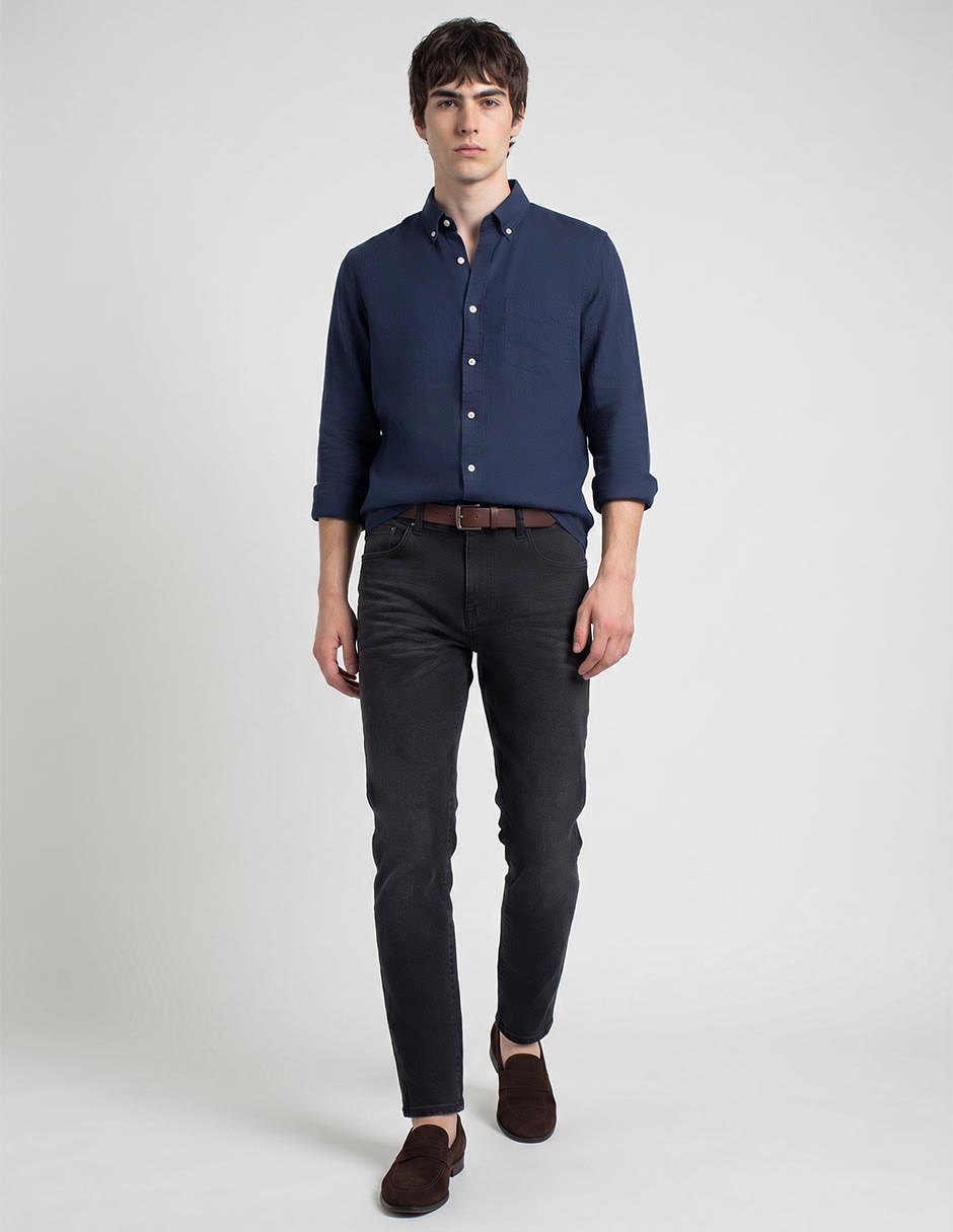 Jeans slim That's It lavado obscuro para hombre