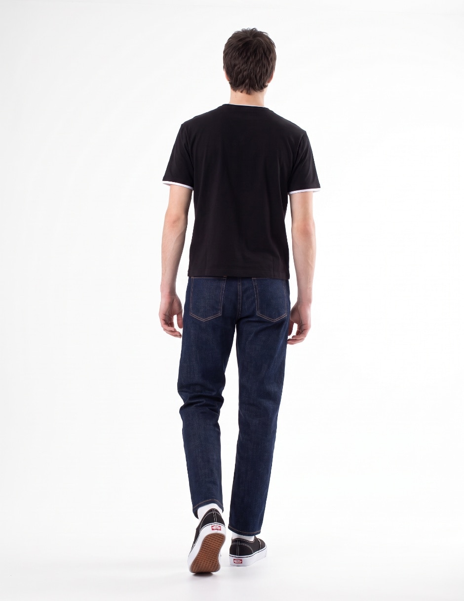 Jeans Straight Lavado Obscuro para hombre 2