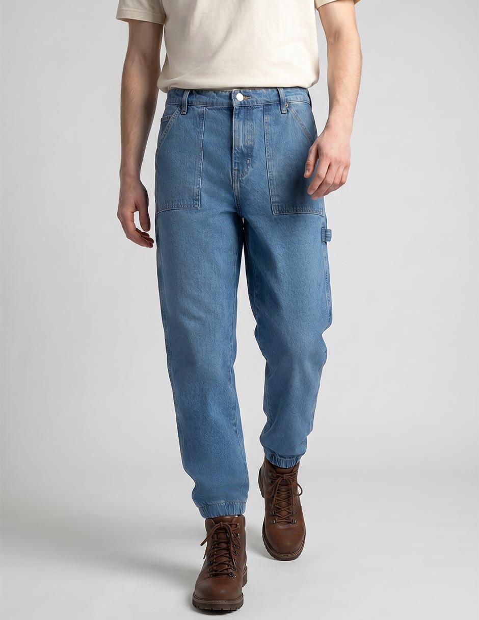'jeans' regular recto liv-91 'lavado' claro 'para hombre'