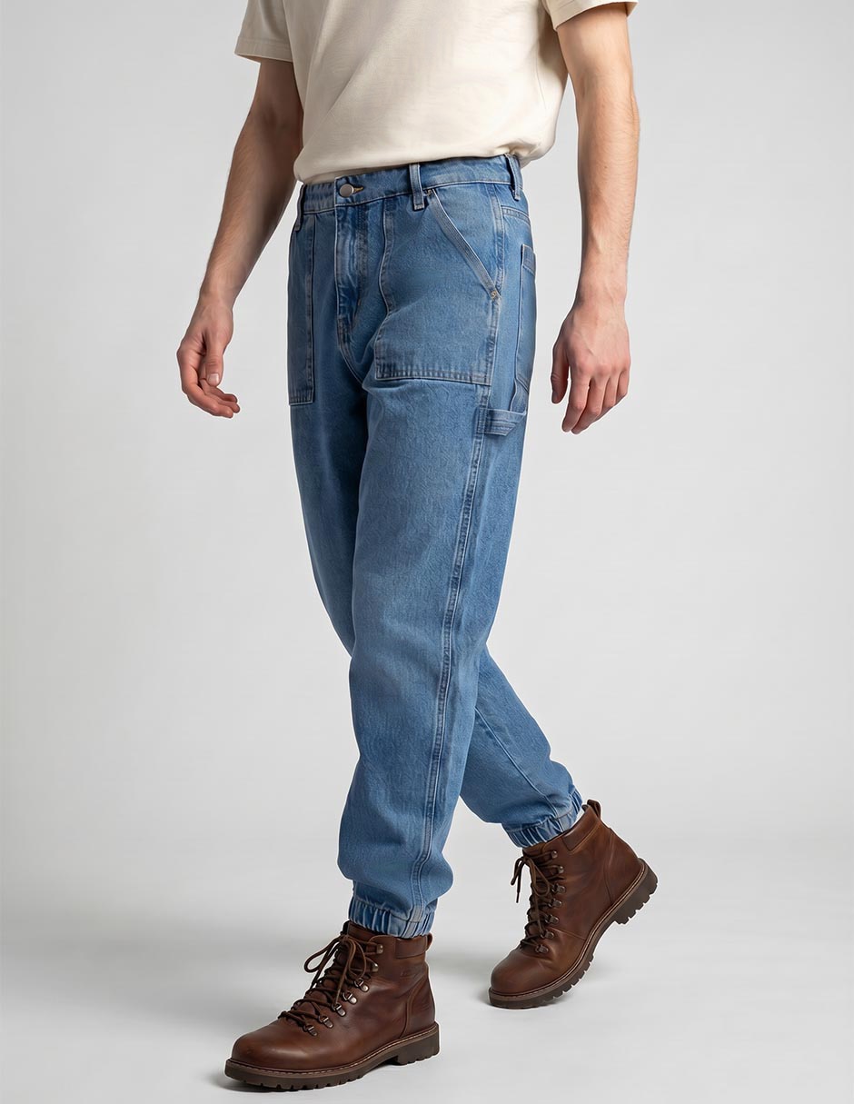 Jeans carpenter recto That's It lavado claro para hombre