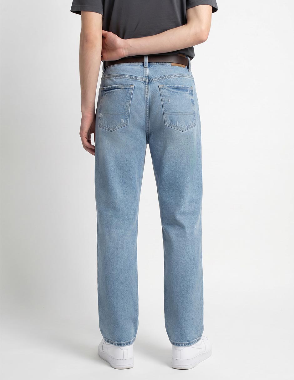 Jeans wide leg That's it lavado claro para hombre