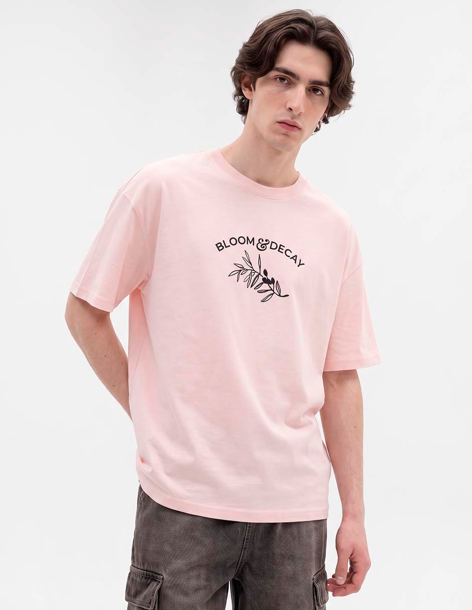 Playera cuello redondo para hombre