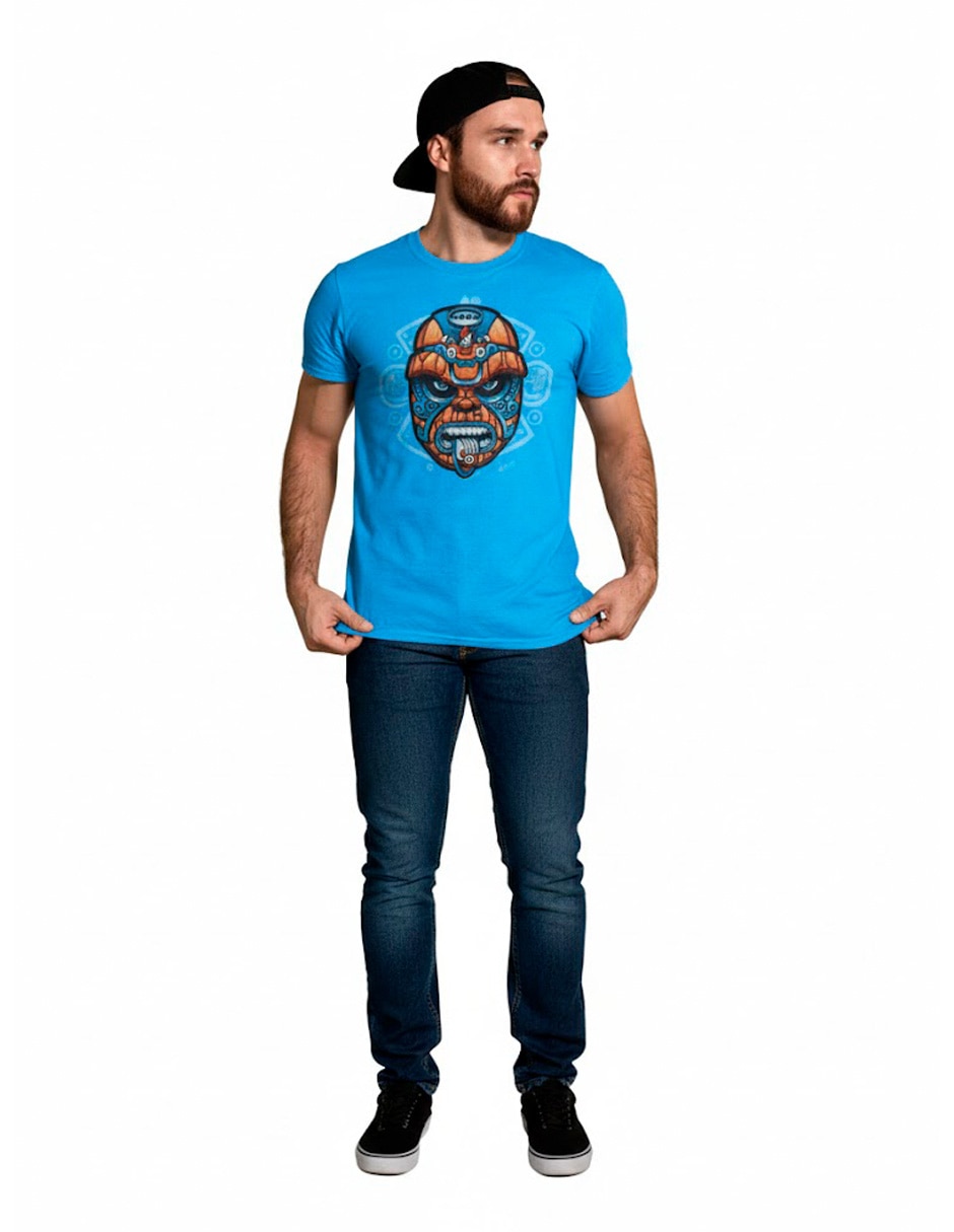 Playera Karani-Art Fantaztec cuello redondo para hombre