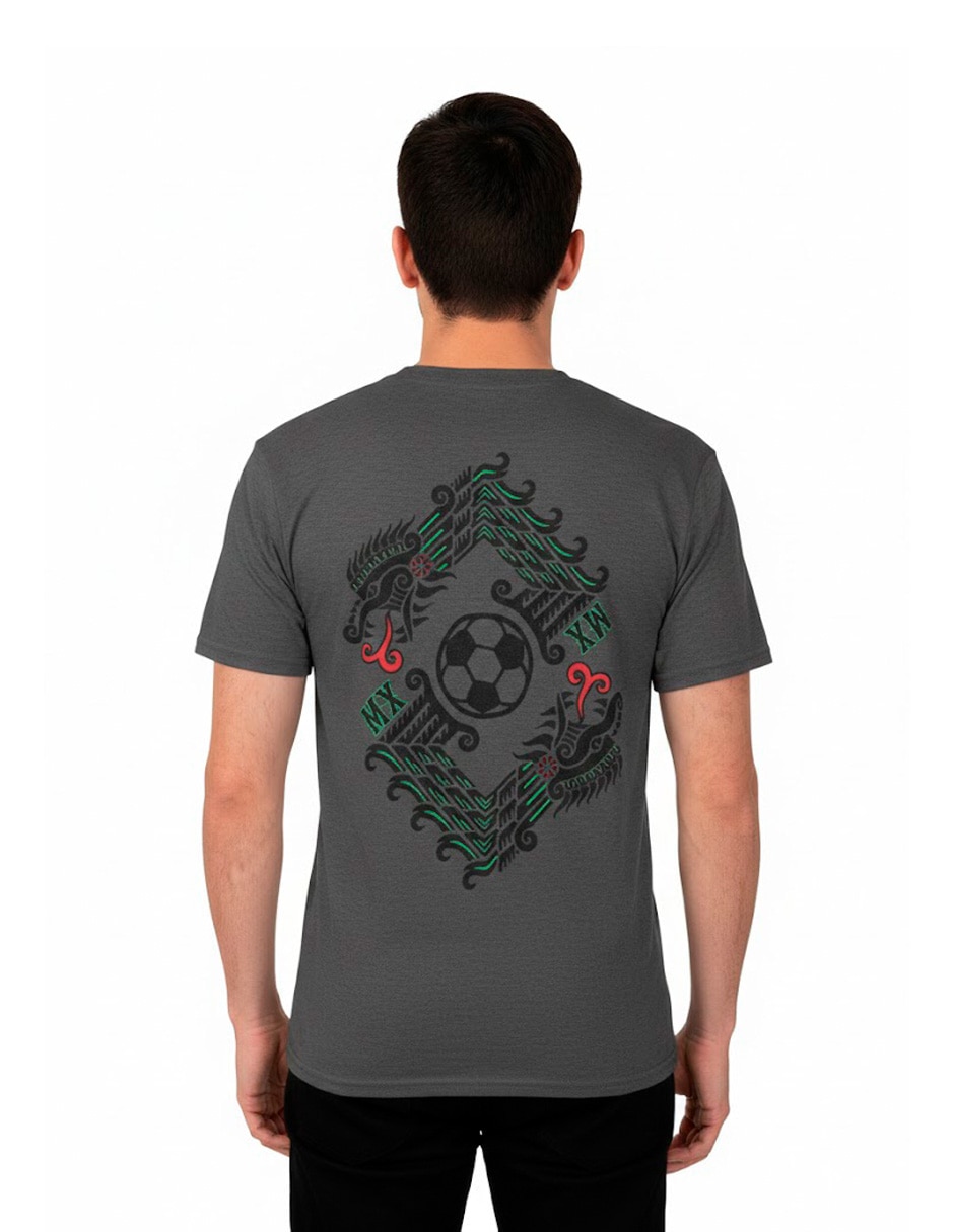 Playera Karani-Art Codice Mundialista cuello redondo para hombre