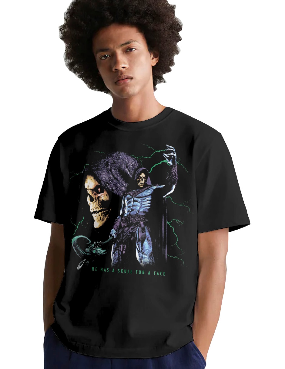 Playera he-man cuello redondo para hombre