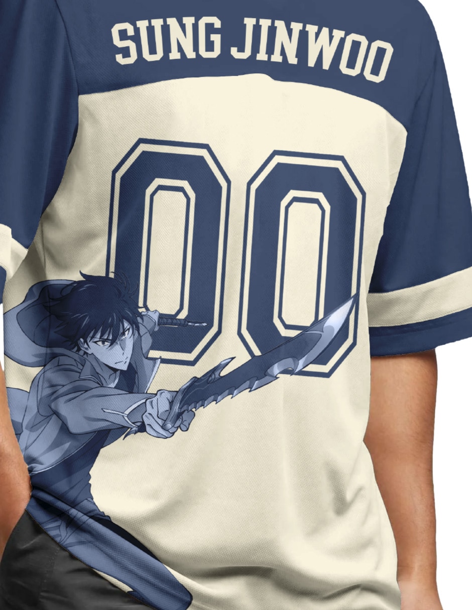 Playera anime cuello v para hombre 4