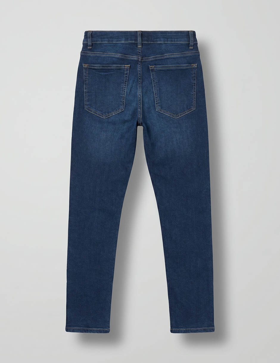 Jeans slim lavado obscuro para hombre 3