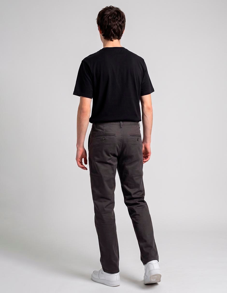 Pantalón chino slim de algodón para hombre 2