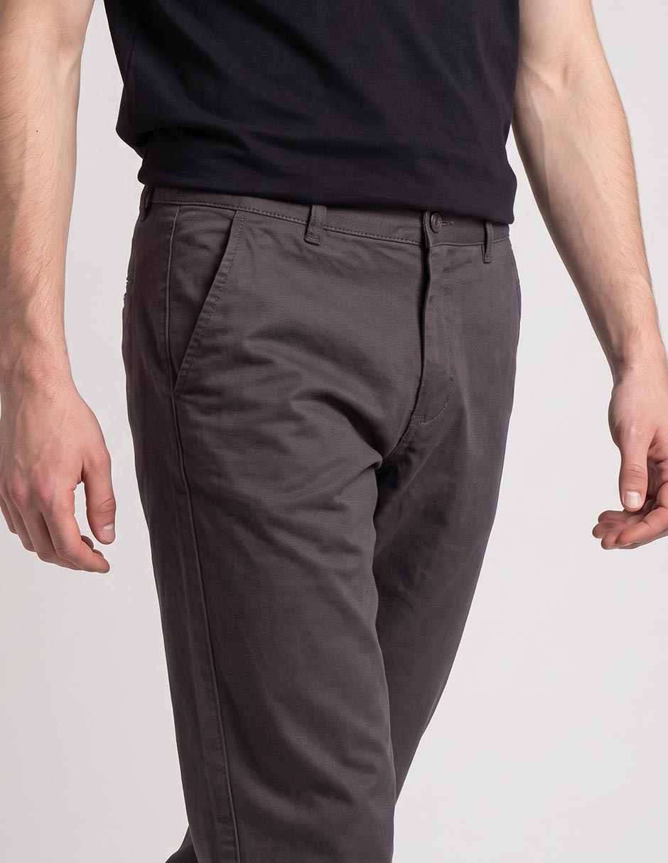 Pantalón chino slim de algodón para hombre 3