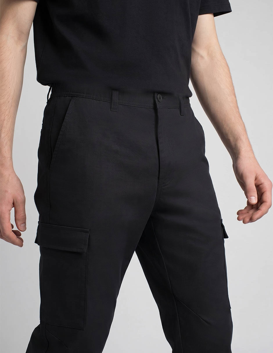 Pantalón cargo cargo super skinny para hombre 4