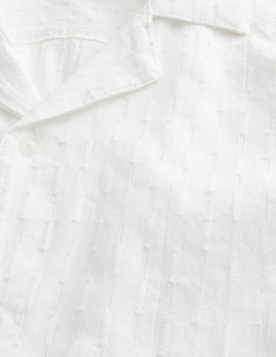 Camisa casual Hollister de algodón manga corta para hombre