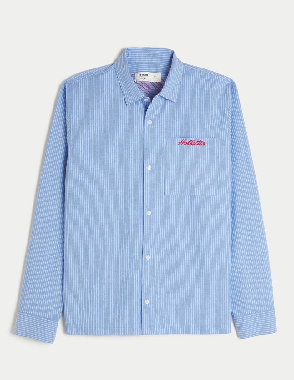 Camisa casual de algodón manga larga para hombre Camisa casual de algodón manga larga para hombre