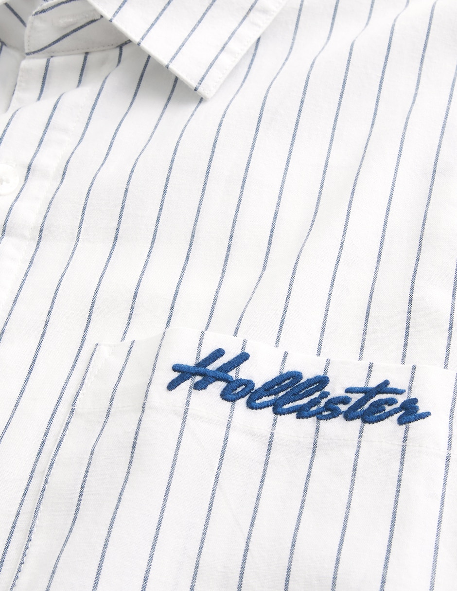 Camisa casual de algodón manga larga para hombre 2