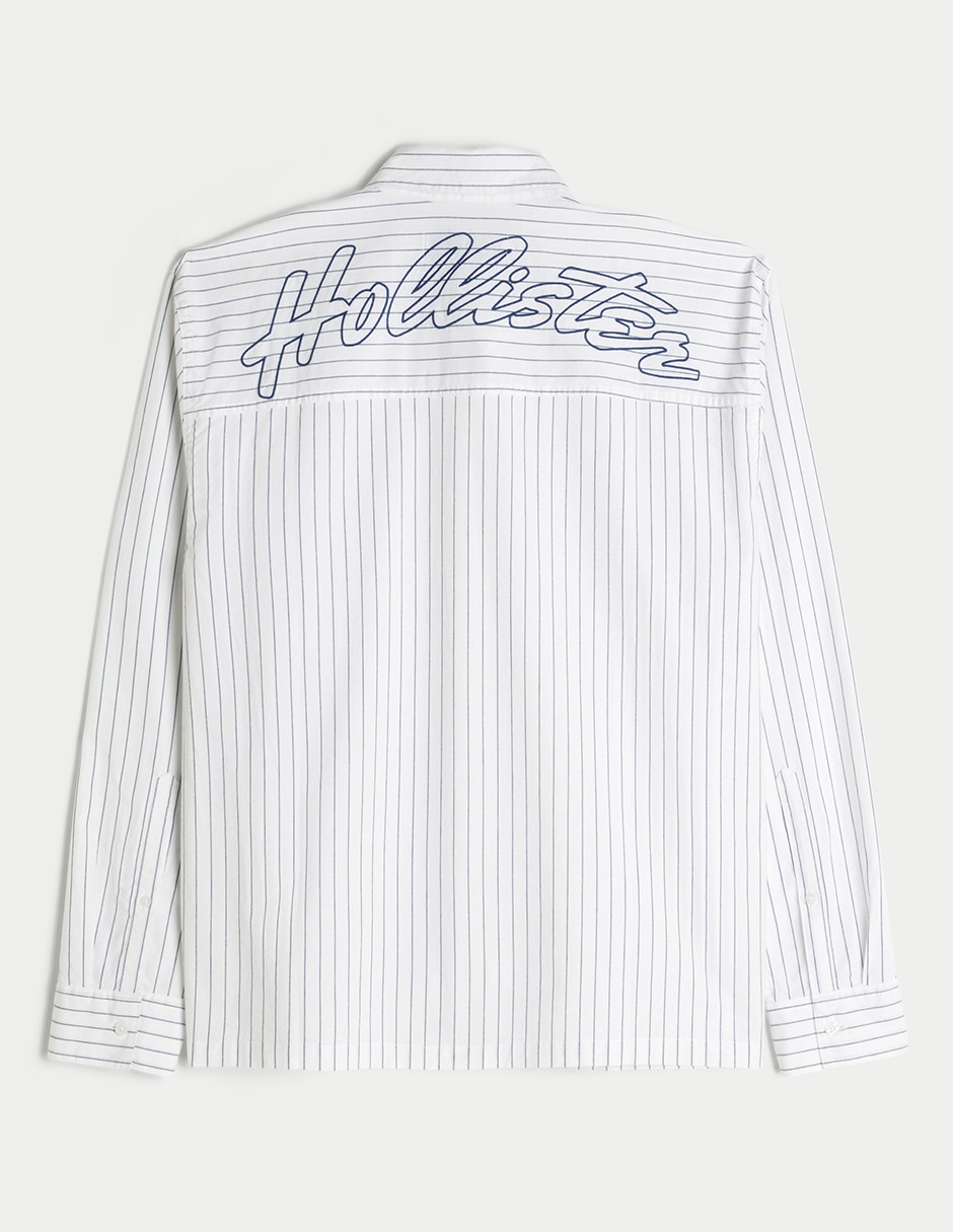Camisa casual de algodón manga larga para hombre 3