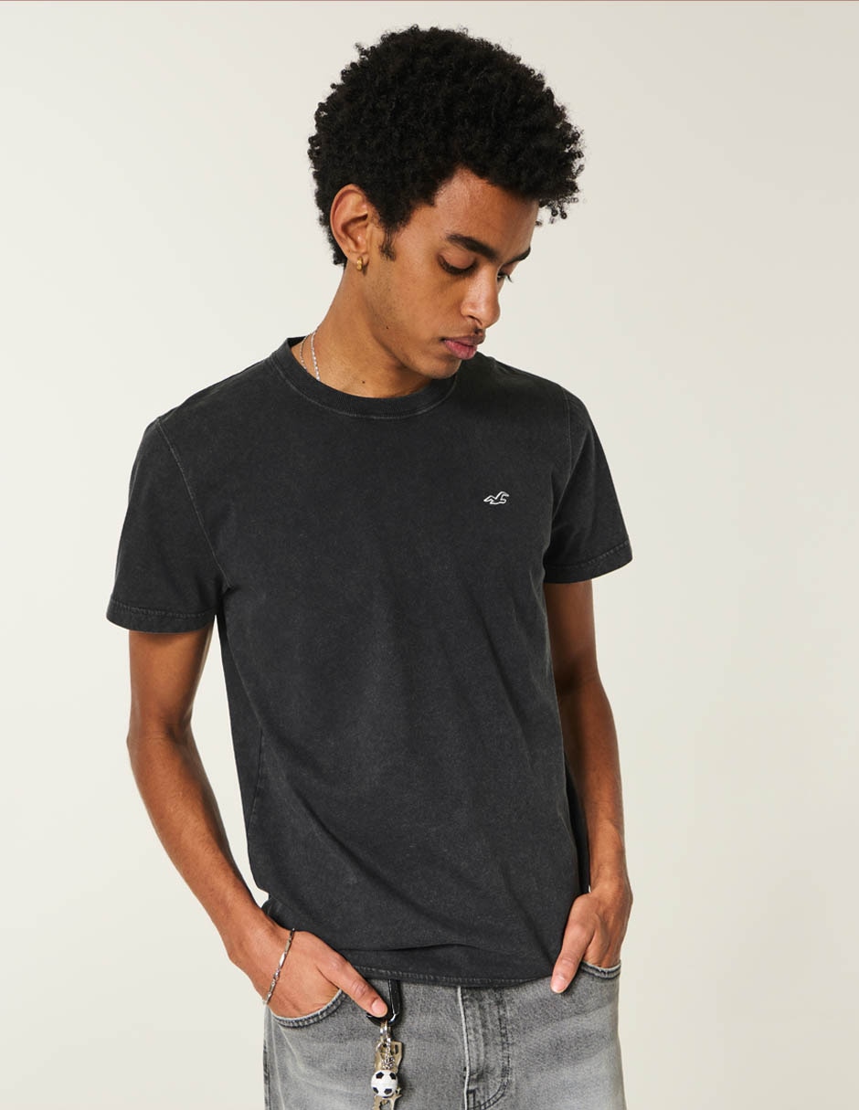Playera Hollister cuello redondo para hombre