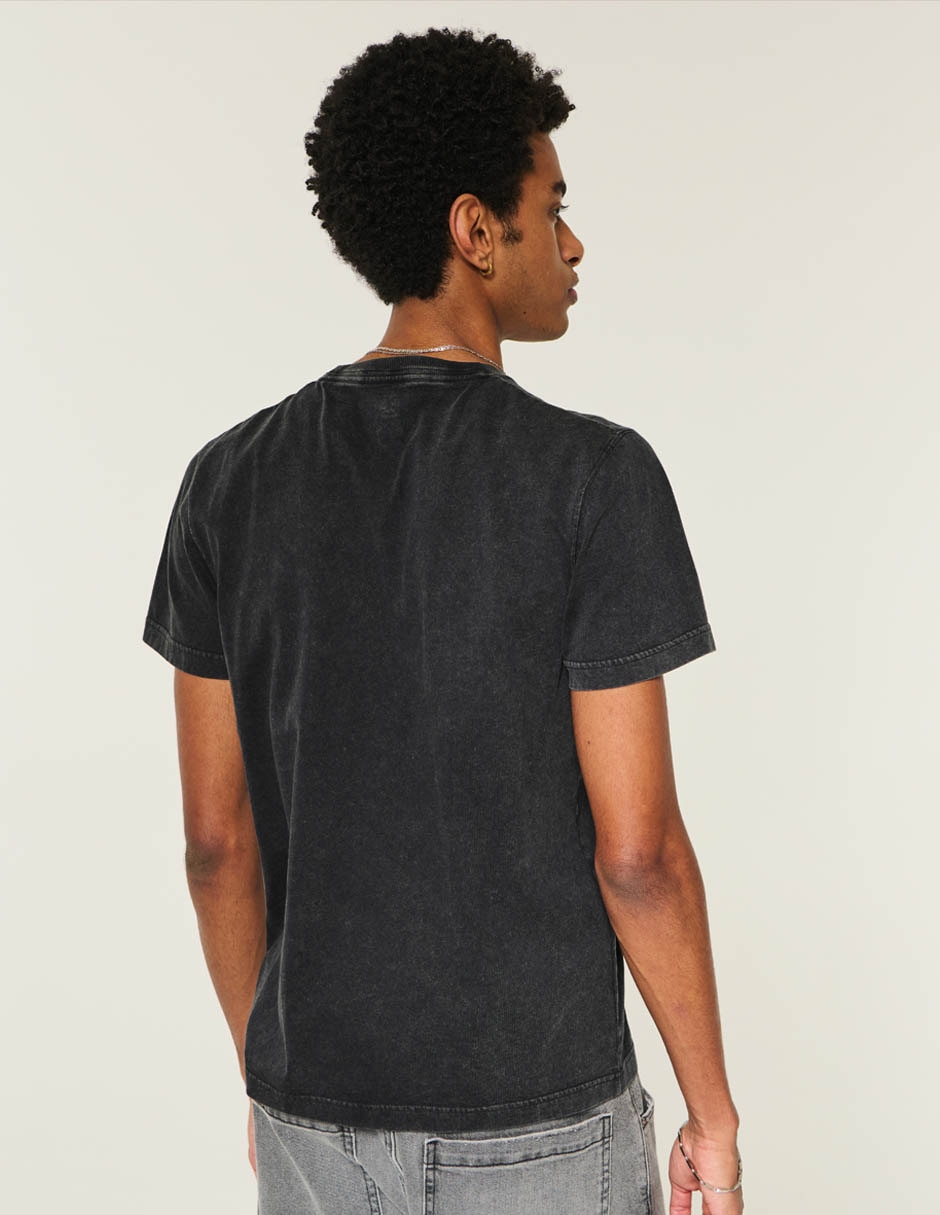Playera Hollister cuello redondo para hombre