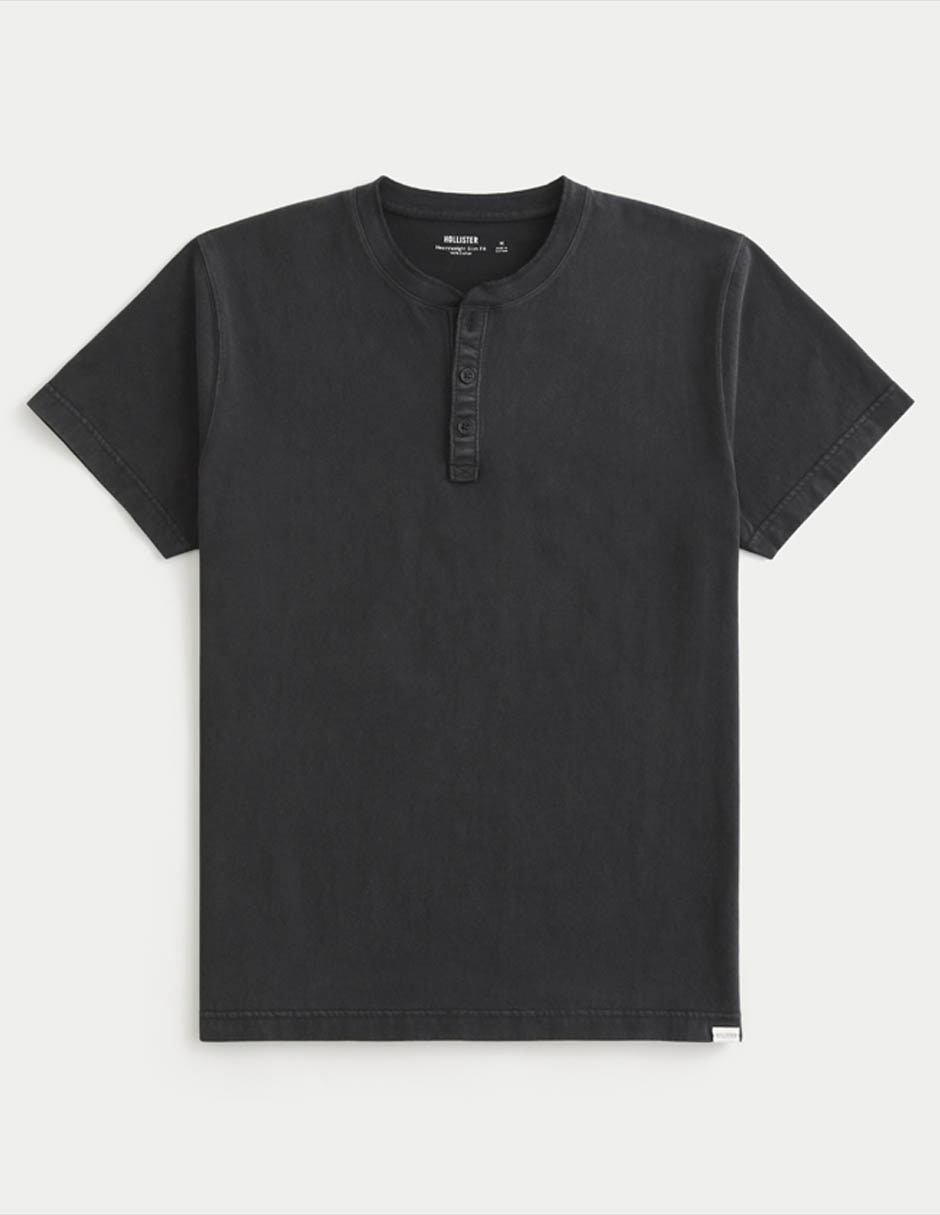 Playera cuello mao para hombre