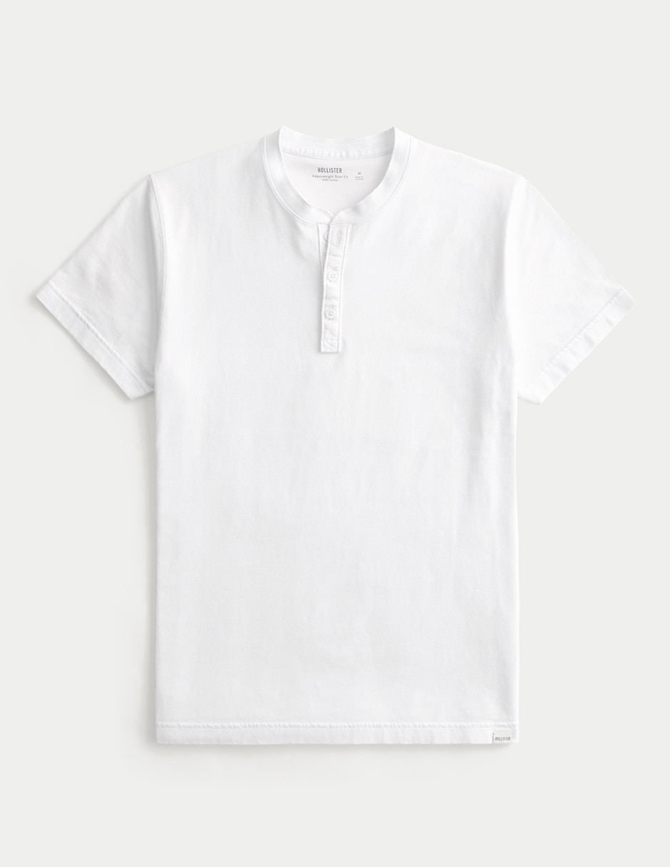 Playera cuello mao para hombre