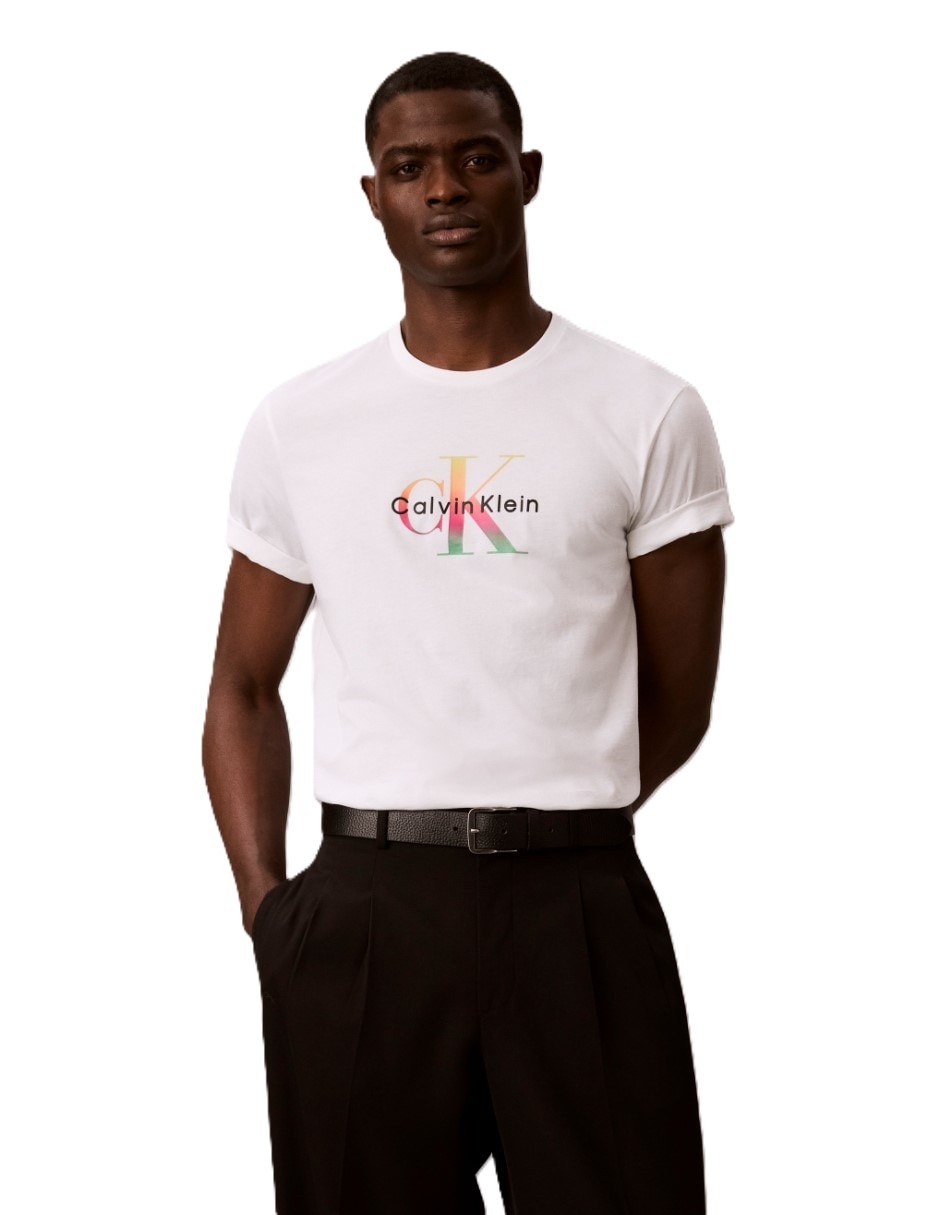 Playera calvin klein playera para hombre cuello redondo para hombre 3