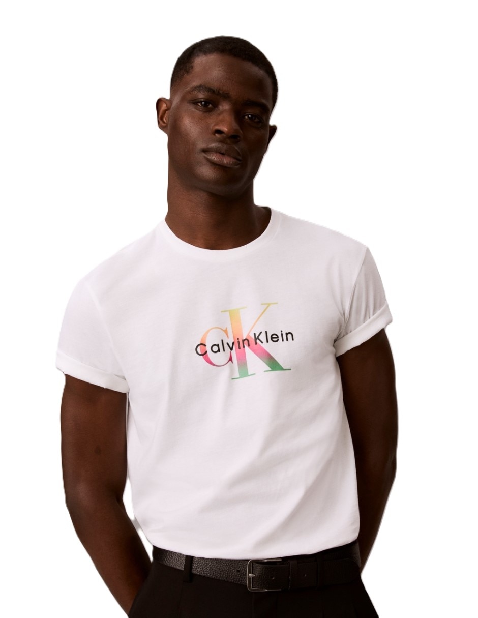 Playera calvin klein playera para hombre cuello redondo para hombre 2