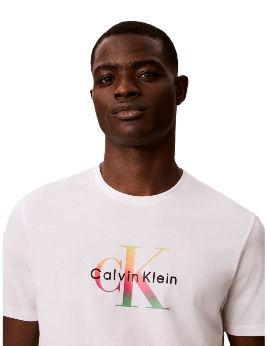 Playera calvin klein playera para hombre cuello redondo para hombre